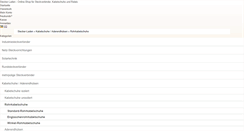 Desktop Screenshot of kabelschuh-shop.de